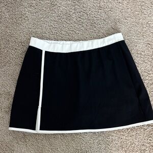 GAP Black Skort with White Trim
